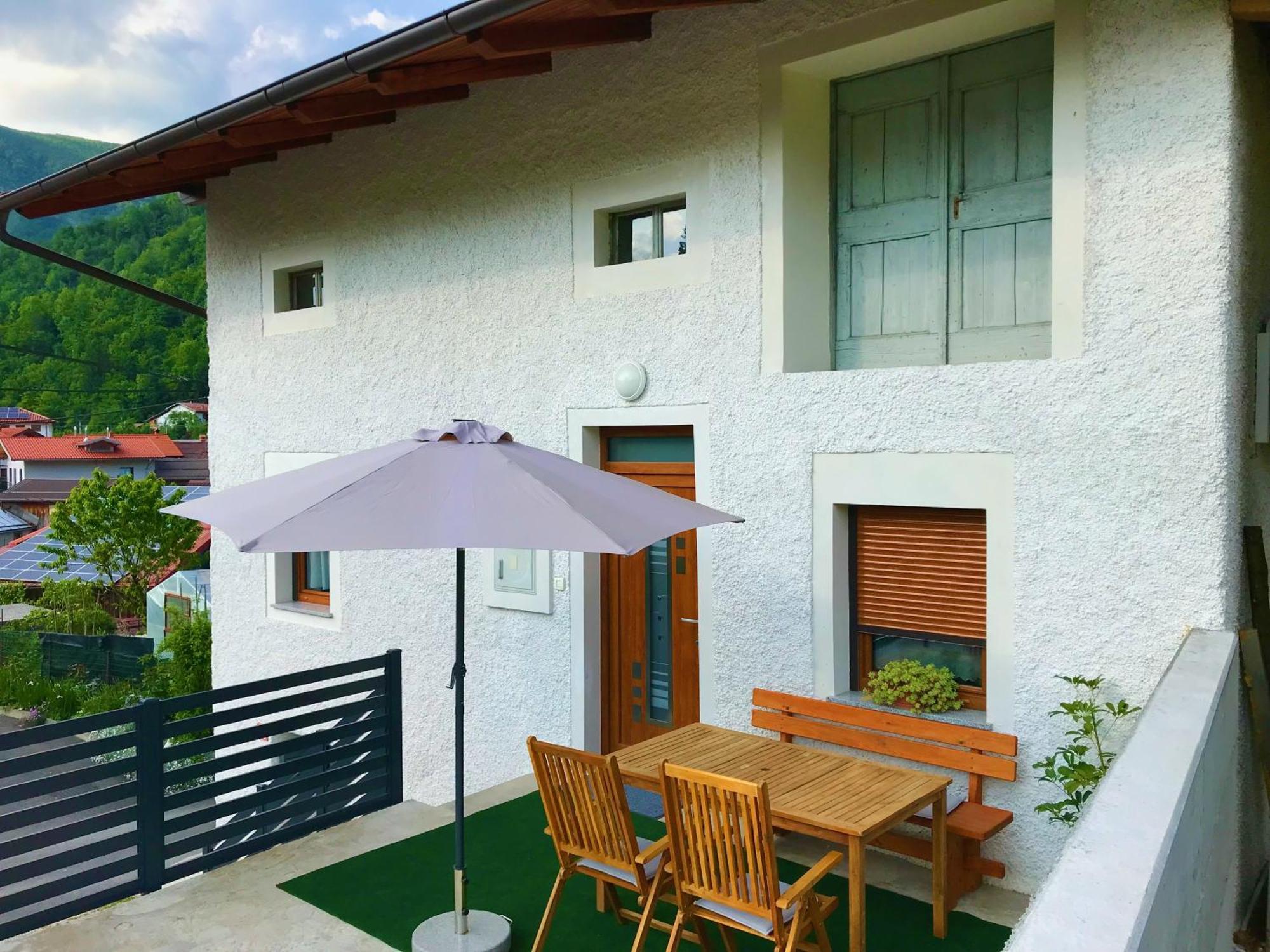 Apartma Pep Kobarid Esterno foto